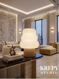 Tree Masa Lambası - Ahşap Wood Dokulu Bej Renk | Krepy Studio